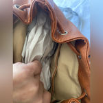 Western Embossed Faux Leather‎ Backpack Tan Photo 9