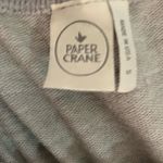 Paper Crane  Gray Cotton Romper size small Photo 2