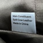 Kattee Large Black Leather Tote Shoulder‎ Bag, Purse, 2 Handles Zippered Pockets Photo 7