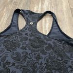 Lululemon  Cool Racerback Paisley Inkwell size 8 great condition! Photo 7