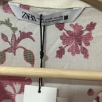 ZARA  Floral Button Up Photo 7