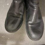 Tory Burch  Black Christy Tumbled Leather Stretch Riding Boots Photo 6