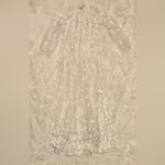 Dress the Population NWOT Joss Floral Appliqué Lace Jacket White Sz L Photo 2