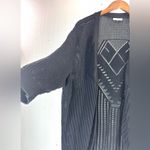 Maurice's  3X Charcoal Open Front Loose Knit Cardigan Top Photo 3