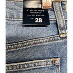 J.Crew  Button Up Jeans Womens Blue Medium Wash High Rise Skinny Jeans Size 28 Photo 5
