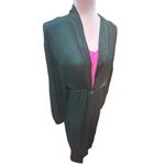 A New Day  Green Long Sleeve Tie Waist Robe Cardigan Kimono M L Photo 1