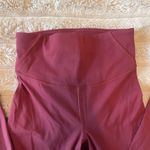 Lululemon Maroon  Leggings 25" Photo 2