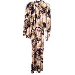 ZARA  Printed‎ Retro Bow Tie Midi Dress NWT XS Photo 2