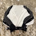 Free People  Auxton Surplice Chiffon Floral Slouchy Thermal Top Photo 4