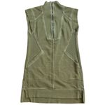 Anthropologie EUC Daily Practice Meru Zip Front Dress Olive Size Photo 6
