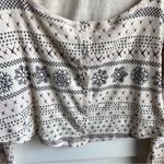 SKIMS NWOT Fair Isle Cream Pointelle Long Sleeve Pajama Top Photo 8