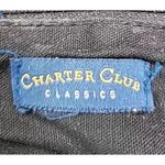 Charter Club Classics Womens Black Leather Bucket Purse Shoulder Bag Photo 7