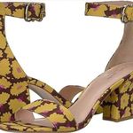 Kate Spade Susane Crinkle Sunny Bloom Floral Heeled Sandal Sz 8.5M Photo 0