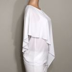 Karen Kane  asymmetrical white blouse. NWOT Photo 3
