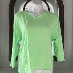 Sundry  Athletic Crewneck T-Shirt in Green, Size 1/Small New w/Tag $82 Photo 2