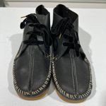 RE/DONE $450 NEW  LEATHER MOCCASINS BLACK SHOES SZ 40 9 Photo 1