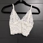 Bozzolo  Vintage White Lace Bralette Crop Tank Top Women’s Sz S EUC Photo 1