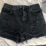 Topshop black jean shorts Photo 0