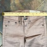 Rag and Bone Rose Gold Metallic Stretch Leggings Skinny Jean 24 Photo 1