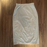 Eileen Fisher Womens  Ponte Knit Stretch Pencil Straight Skirt Elastic Gray Small Photo 1