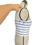 Cotton On  Womens Crop Cami Top Size Small Striped NWT White Black Stretch Y2k Photo 11