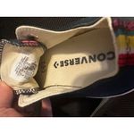 Converse  All Star Low Top Floral‎ Print Sneakers Black Gold Eyelets Photo 4