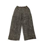 Theory  Black Silk Pull-On Pants Women’s Size M Pockets Relaxed‎ Fit Wide Leg NWT Photo 2