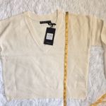 Brave Soul  by Asos Kansas V Neck Knit Women’s Sweater Ivory size Small Photo 7
