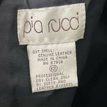 Pia Rucci Vintage Little Black Suede Leather Dress Sz S/M 12 Criss Cross Straps Photo 8