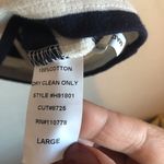 Hazel Blue/Cream Striped Cropped‎ Blazer Blue Size L Photo 4