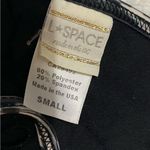 l*space L  Tribal Print Gold Black Triangle Bikini Top Size Small Photo 5