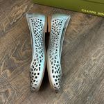 Giani Bernini Gianni Bini-Ballet Flats- Perforated Sliver Size‎ 9 Photo 2