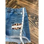 Judy Blue  Shorts Womens XL Distressed Denim Rocker Cheetah Preppy Boho Cowgirl Photo 7