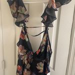 Lulus Floral Silk Dress Size S Photo 1