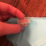 Beautiful blue patterned halter string bikini top Size XS Photo 4