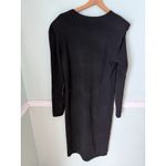 Eloquii  Womens Long Sleeve Midi Sweater Dress Plus Size 22/24 Black Office Photo 2