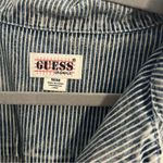 Guess Women's Striped Denim Overalls Photo 4