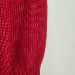 American Vintage Vintage Red V-Neckline Sleeveless Knit Wrap Top M Photo 7