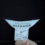 Misook EUC  Open Front Sweater Black Sky Blue Size XL Photo 1