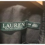 Ralph Lauren Womens  Trench Coat Collared Double Breasted Black Médium P Photo 6