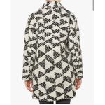 Scotch & Soda  Geometric Wool Blend Cocoon Coat - Women’s Small Photo 3
