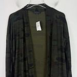 Sanctuary NWT  Camo Print Open Front Long Sleeve Cardigan Sweater Size Large L Photo 2
