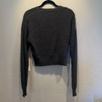 Ardene Women’s Chunky Knit Dark Gray Cardigan Sweater Size Small Photo 5