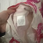 Amanda Uprichard White Floral Silk Off The Shoulder Dress Size Medium $275 Photo 9