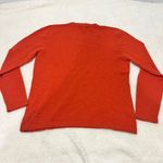 Neiman Marcus  Cashmere Crew Neck Sweater Rust Orange XL Photo 4