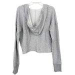 Victoria's Secret Victoria Sport Gray V Neck Hoodie Sz L Photo 2