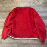 Vintage Ugly Christmas Grandma Sweater Cardigan Holiday Patriotic Stars Large Black Photo 1