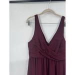 Birdy Grey  Laurie Maxi Dress Women XL Cabernet NEW Wedding‎ Guest Bridesmaid Photo 9