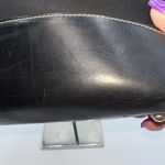 Kate Spade  Made in Italy Vintage Red Square Interior Canvas and Leather Shoulder Photo 4