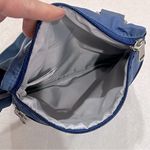 Eddie Bauer  Blue Three Zip Crossbody Travel Shoulder Bag Photo 2
